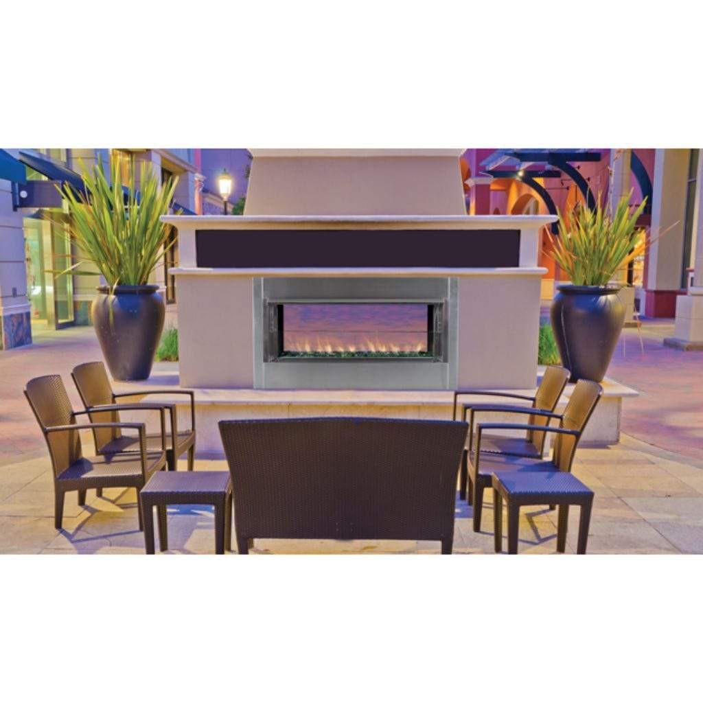 Superior 43" VRE4543 Vent-Free Contemporary Linear Outdoor Fireplace