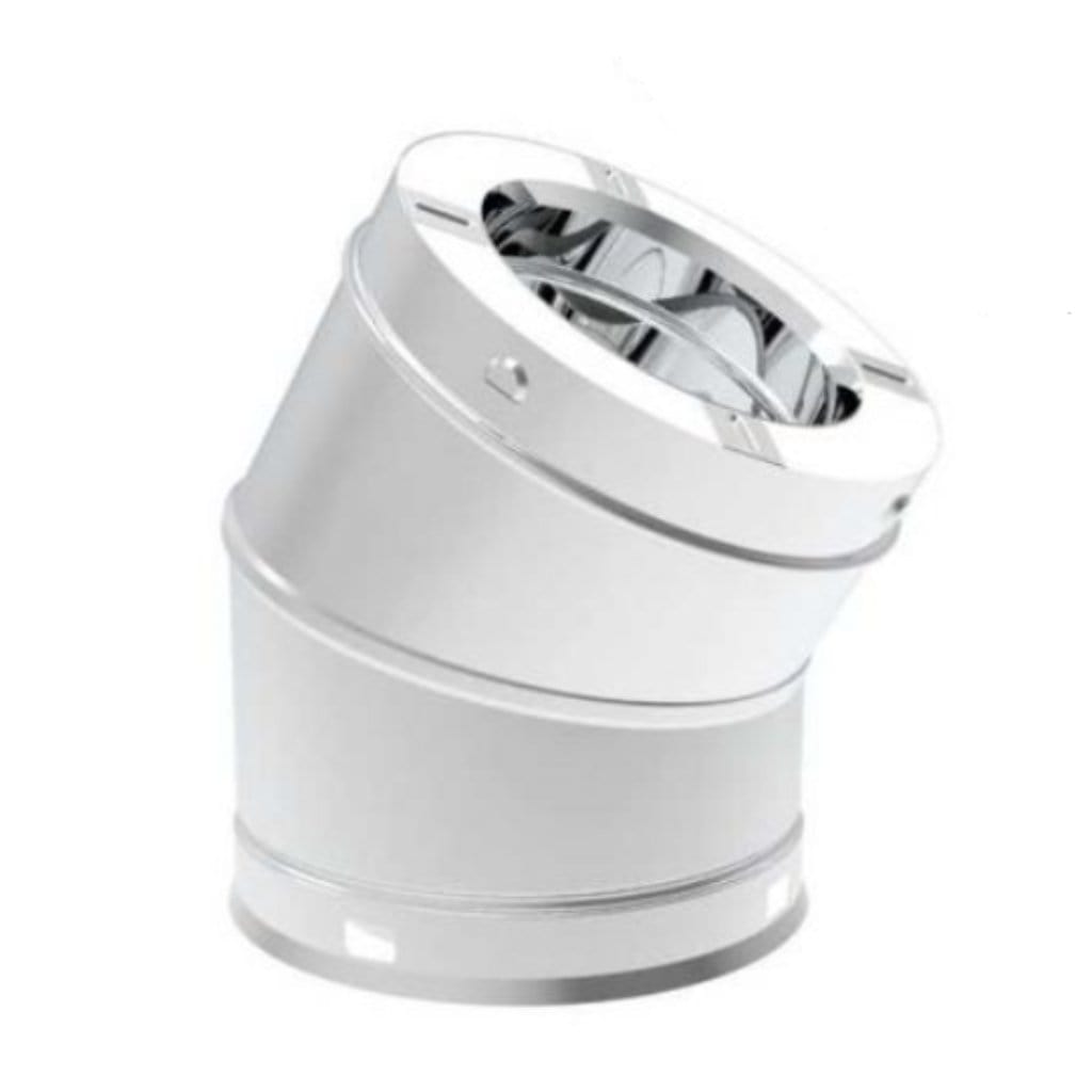 Superior 6SPE30-1 30 Degree Stainless Steel Elbow for Snap-Pak 6" Wood-Burning Chimney System
