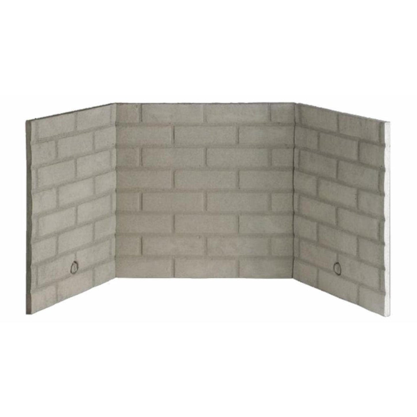 Superior BLB42SF 42" White Stacked Ceramic Fiber Brick Liner