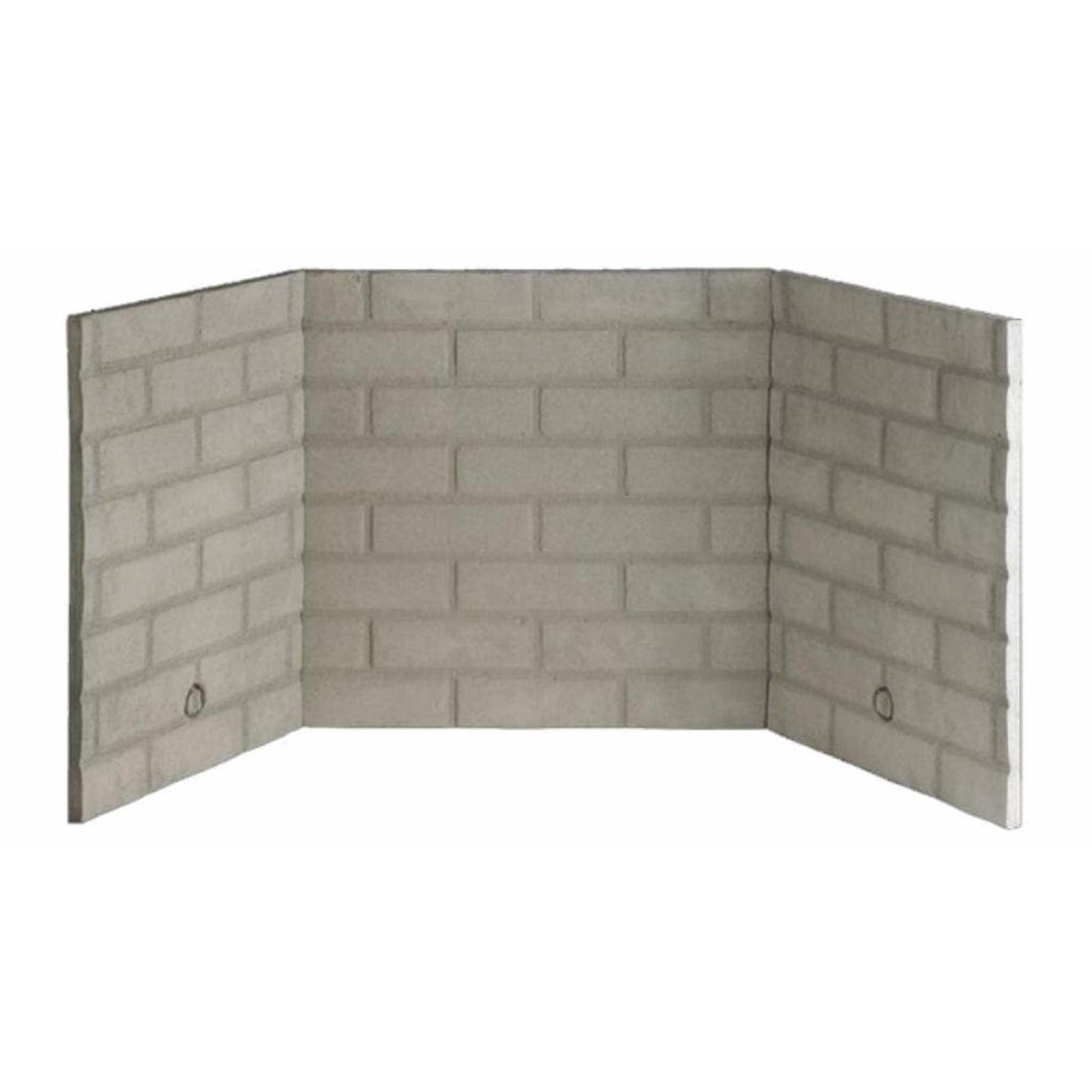 Superior BLB42SF 42" White Stacked Ceramic Fiber Brick Liner