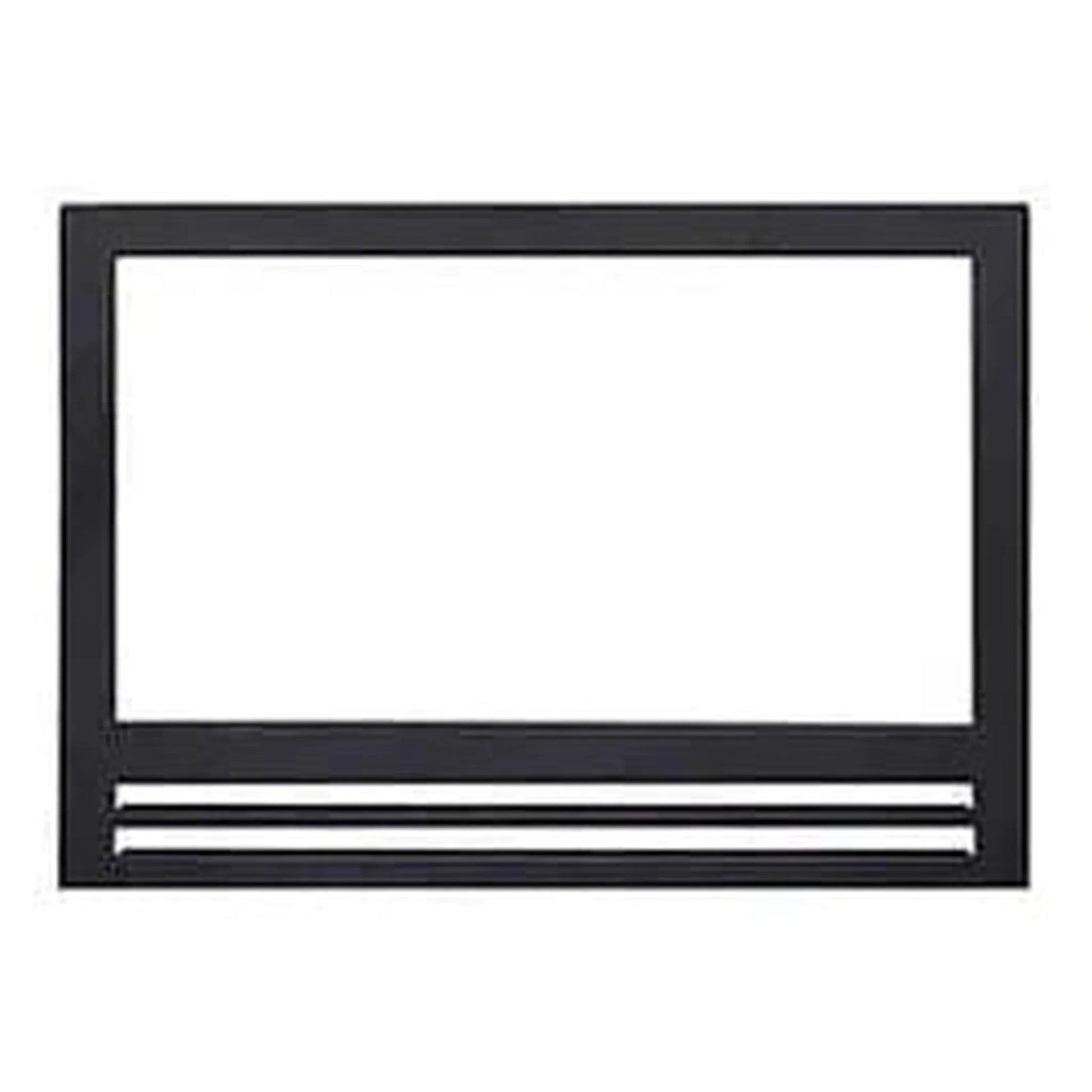 Superior Black Clean Face Facade With Square Opening for WCT4920 Wood Burning Fireplace