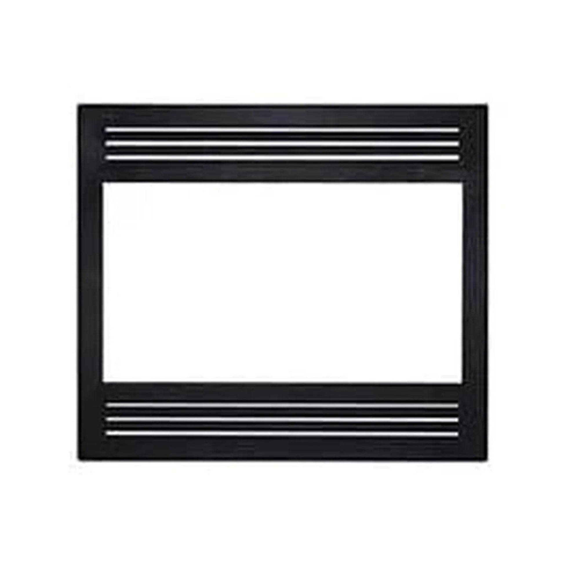 Superior Black Louvered Facade With Square Opening for WCT4920 Wood Burning Fireplace