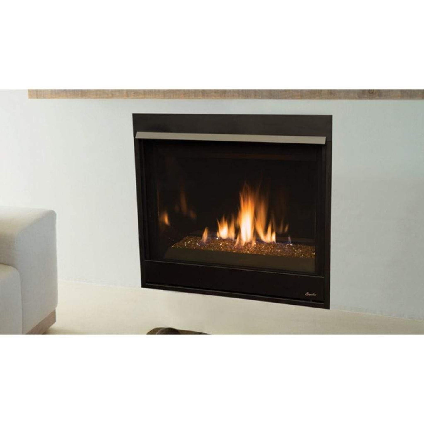 Superior DRC3535 35" Contemporary Direct Vent Natural Gas Fireplace With Electronic Ignition