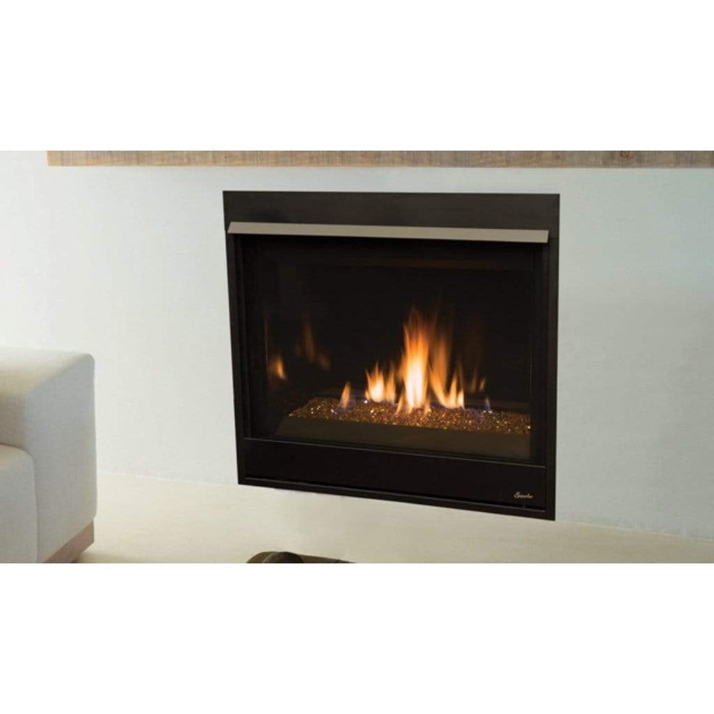Superior DRC3545 45" Contemporary Direct Vent Natural Gas Fireplace With Electronic Ignition