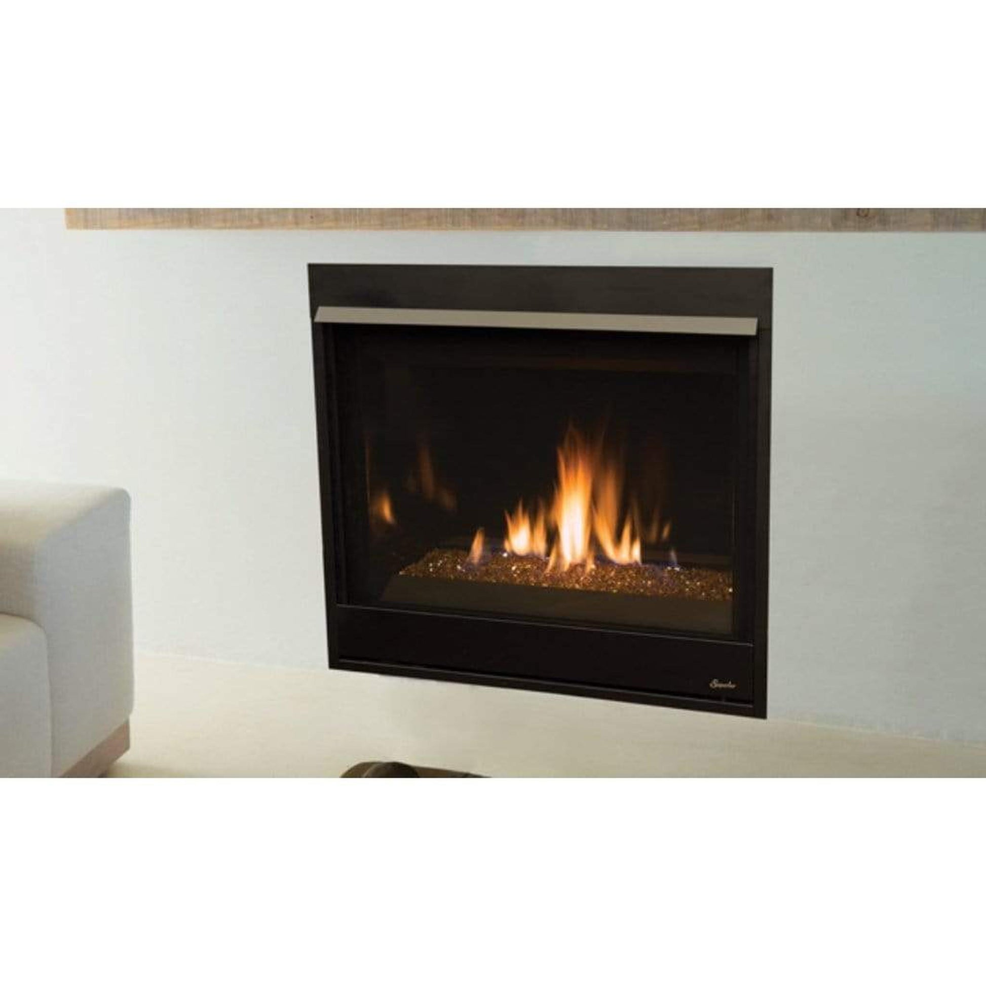 Superior DRC3545 45" Contemporary Direct Vent Natural Gas Fireplace With Electronic Ignition