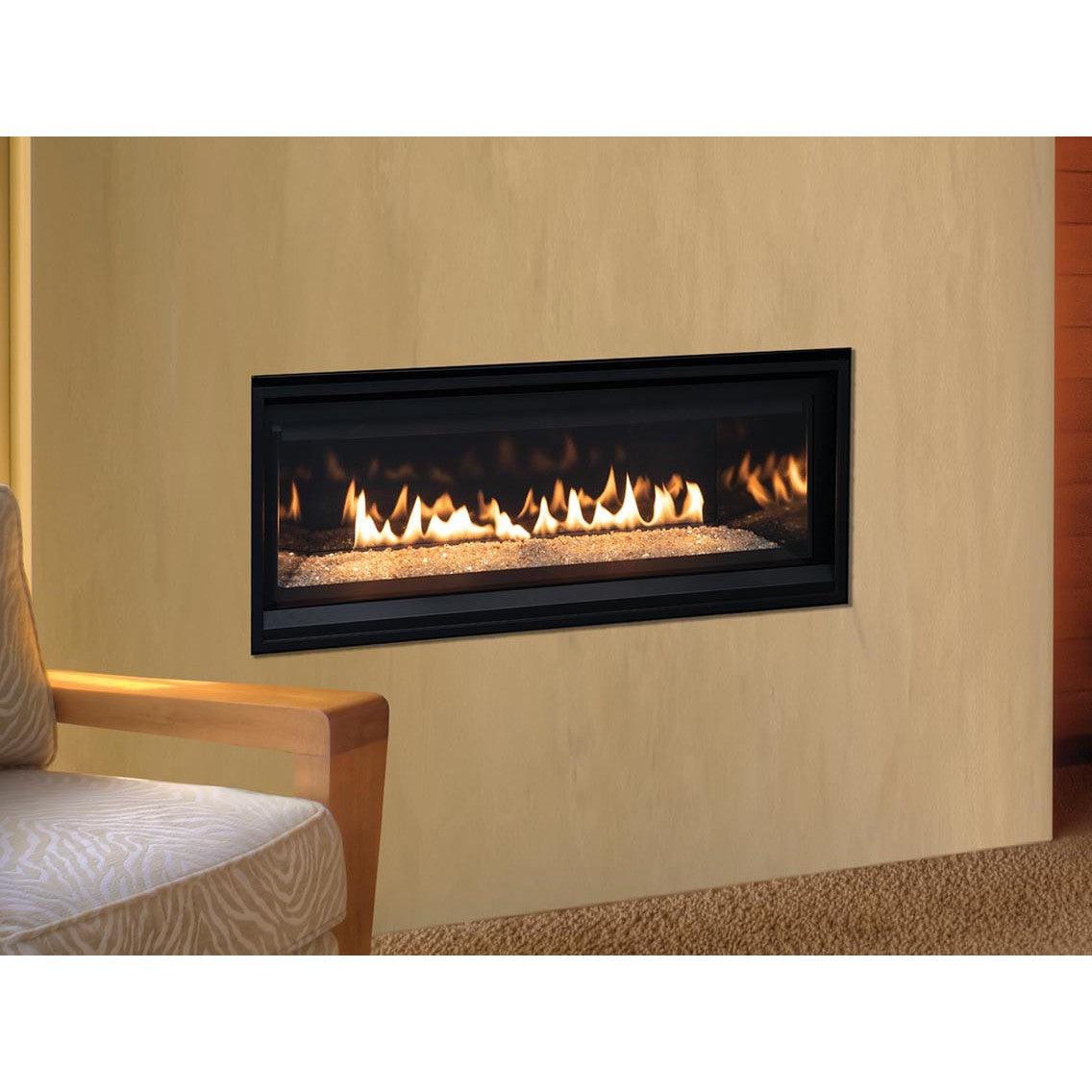 Superior DRL3535 35" Linear Contemporary Direct Vent Natural Gas Fireplace With Electronic Ignition