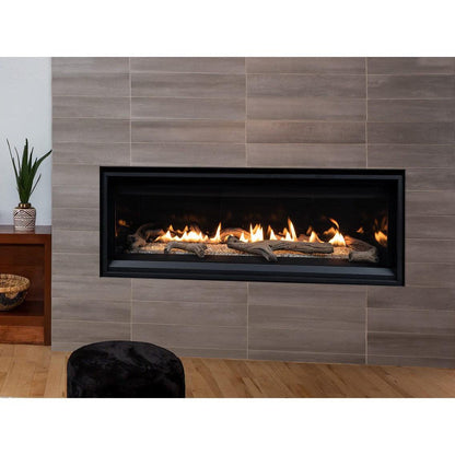 Superior DRL3535 35" Linear Contemporary Direct Vent Natural Gas Fireplace With Electronic Ignition