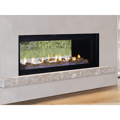 Superior DRL6048 48" Linear Contemporary Direct Vent Natural Gas Fireplace With Electronic Ignition
