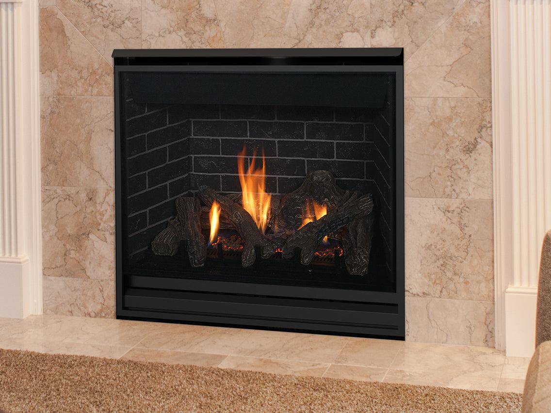 Superior DRT3045 45" Mid-Size Traditional Top/Rear Direct Vent Natural Gas Fireplace With Millivolt Ignition