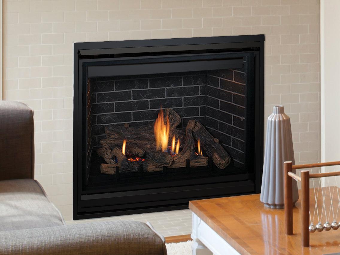 Superior DRT3535 35" Mid-Size Traditional Top/Rear Direct Vent Natural Gas Fireplace With Electronic Ignition