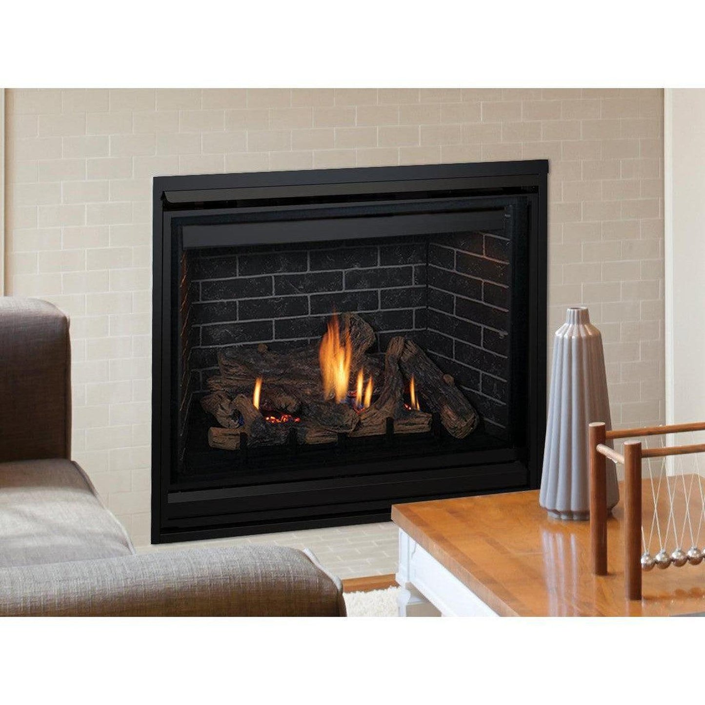 Superior DRT3535 35" Mid-Size Traditional Top/Rear Direct Vent Propane Gas Fireplace With Electronic Ignition