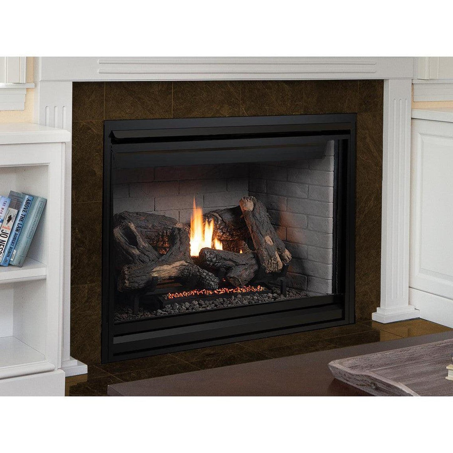 Superior DRT4045 45" Mid-Size Traditional Top Direct Vent Propane Gas Fireplace With Electronic Ignition