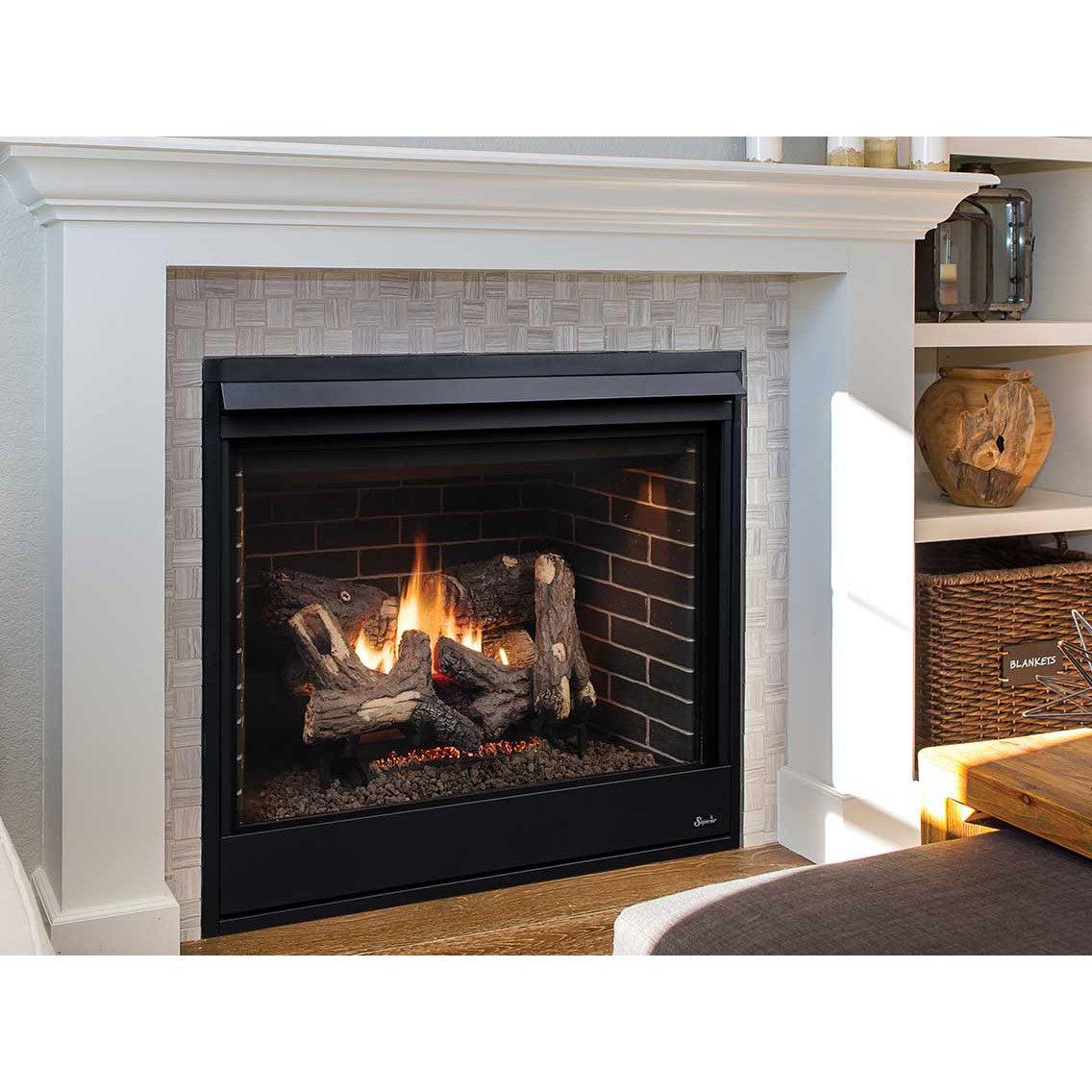 Superior DRT4240 40" Traditional Direct Top/Rear Vent Natural Gas Fireplace