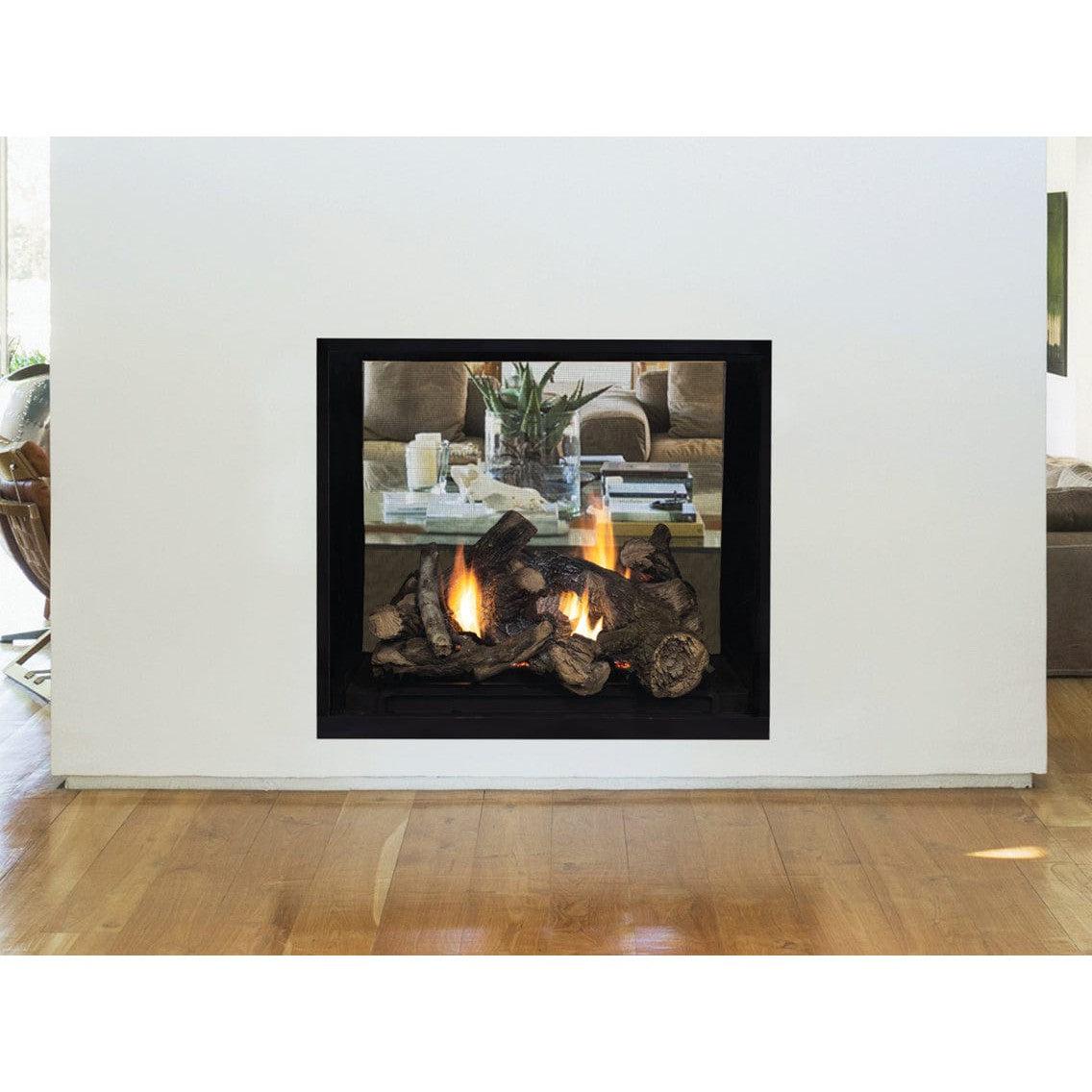 Superior DRT63ST 40" Traditional Direct Vent See-Through Natural Gas Fireplace
