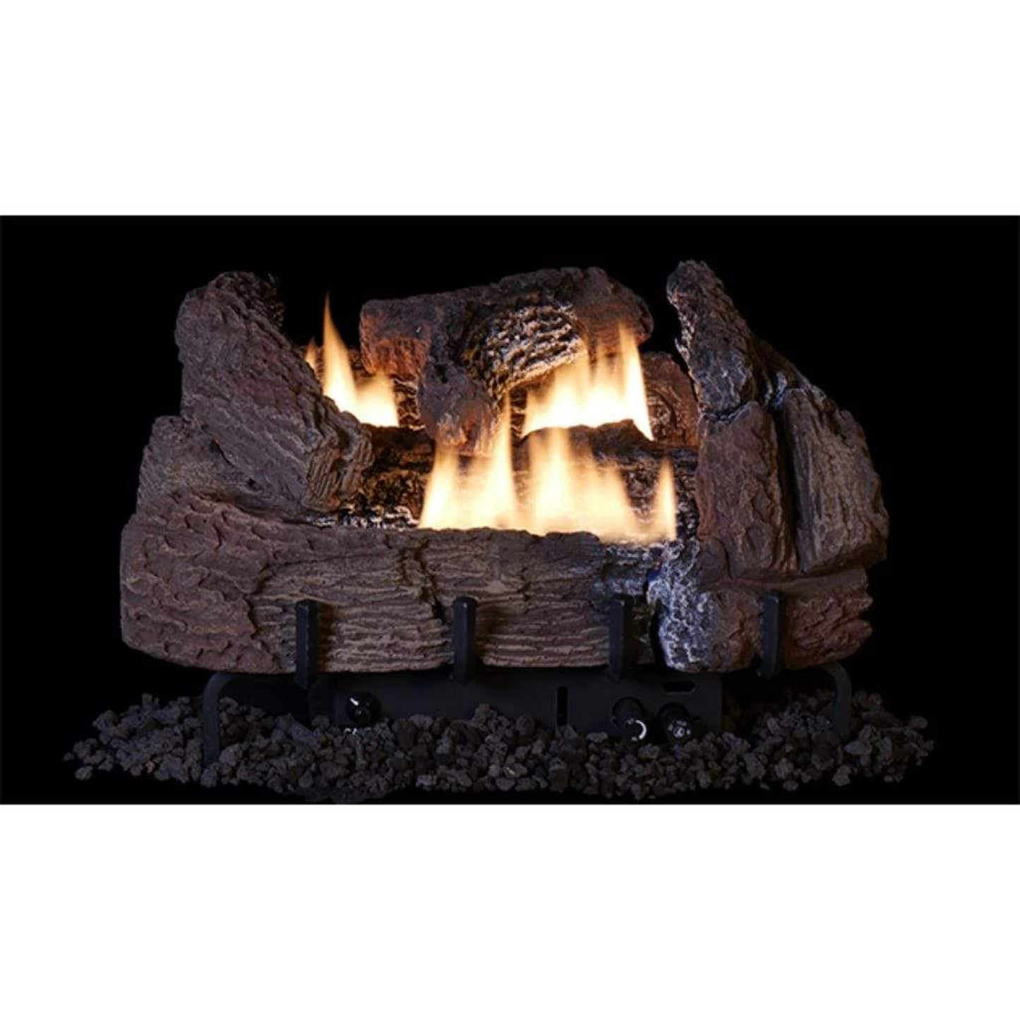 Superior Double-Flame Series Century Oak 18" Concrete Vent-Free Gas Log Set