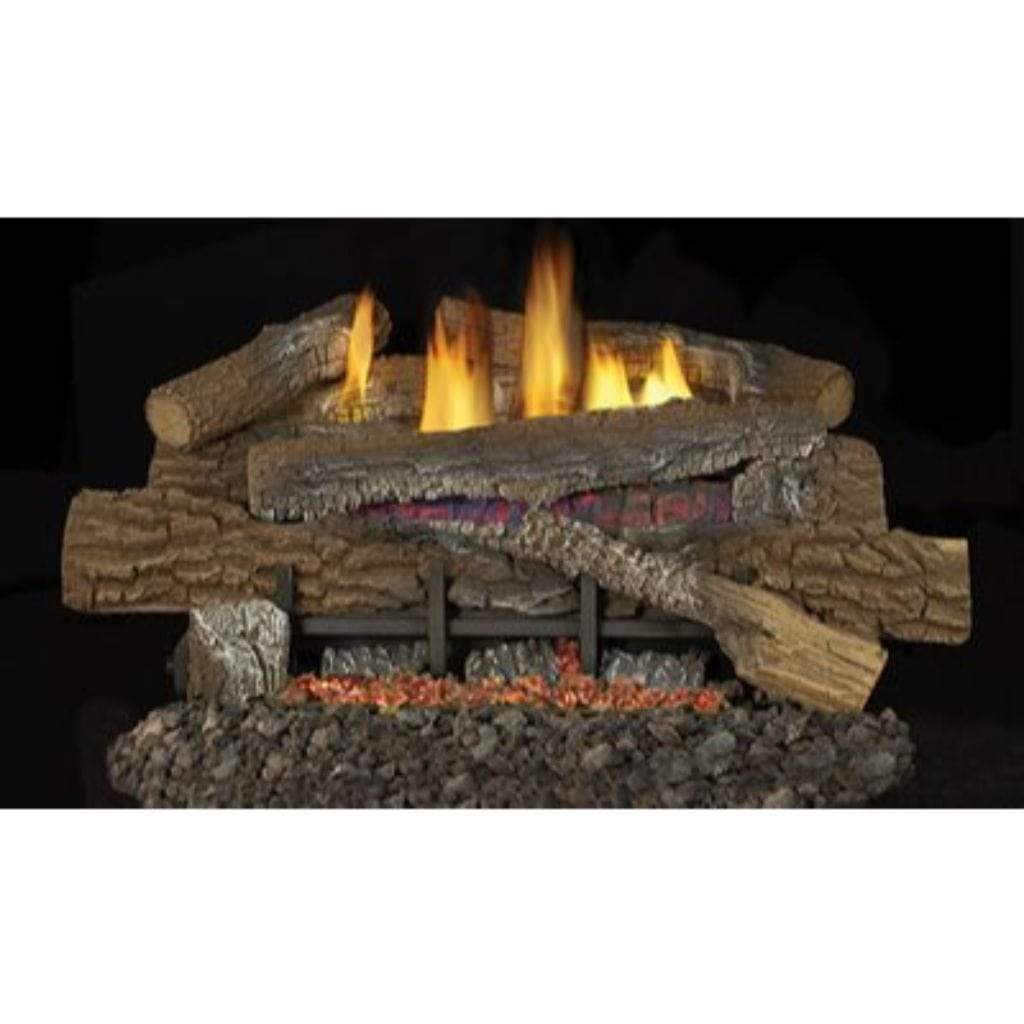 Superior Glow-Ramp 18" Vent-Free Natural Gas Log Burner With Embers, Remote and Electronic Control