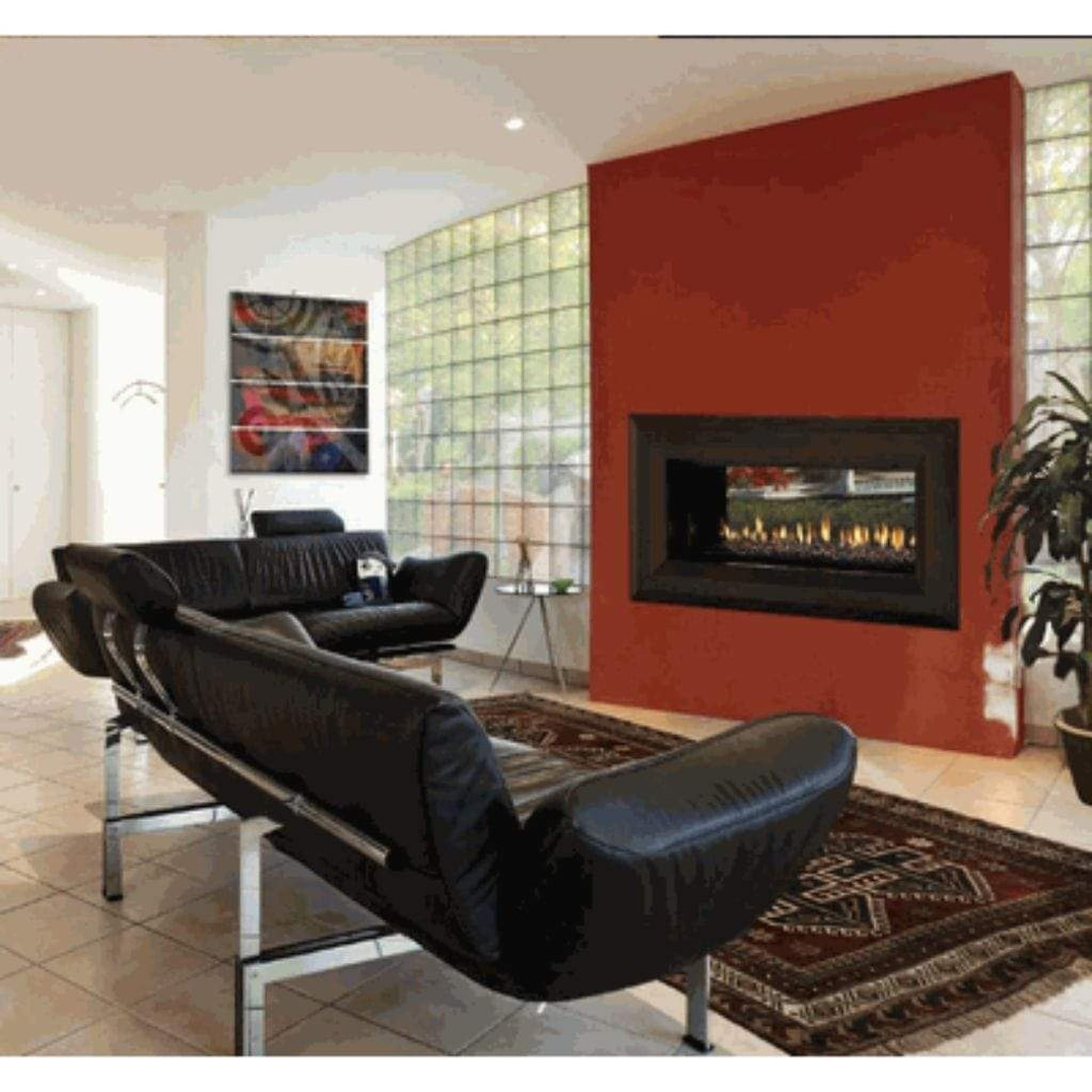 Superior Linear Direct Vent Indoor/Outdoor See-Through Upgrade for DRL4543 Gas Fireplace