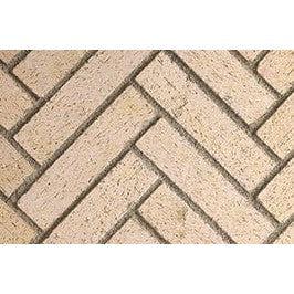 Superior Mosaic Masonry 48" Ivory Split Herringbone Brick Liners for WRT8048 Wood Burning Fireplace