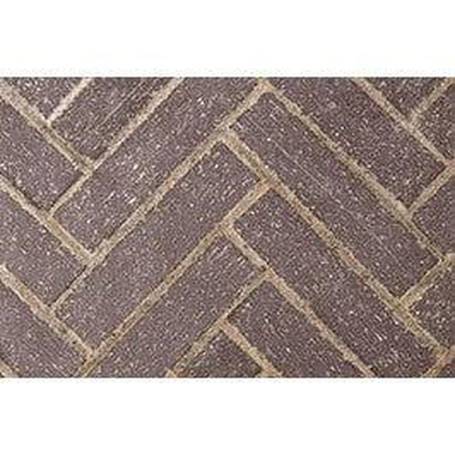 Superior Mosaic Masonry 48" Midnight Split Herringbone Brick Liners for WRT8048 Wood Burning Fireplace