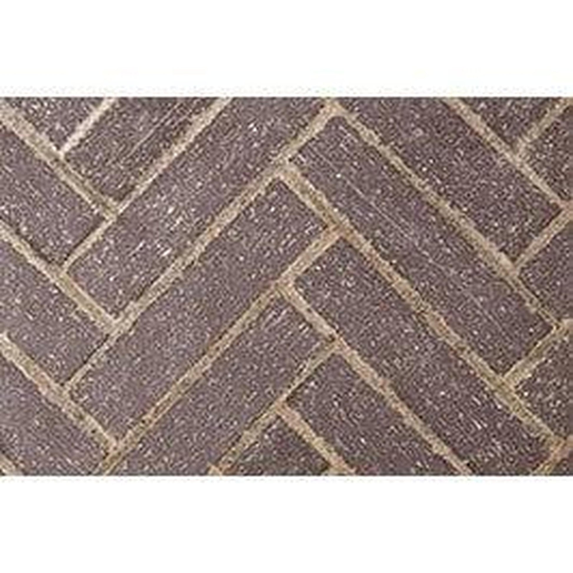 Superior Mosaic Masonry 48" Midnight Split Herringbone Brick Liners for WRT8048 Wood Burning Fireplace