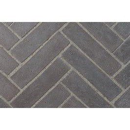 Superior Mosaic Masonry 48" Slate Grey Split Herringbone Brick Liners for WRT8048 Wood Burning Fireplace