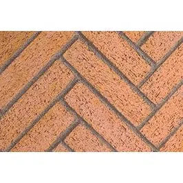 Superior Mosaic Masonry 48" Warm Red Split Herringbone Brick Liners for WRT8048 Wood Burning Fireplace