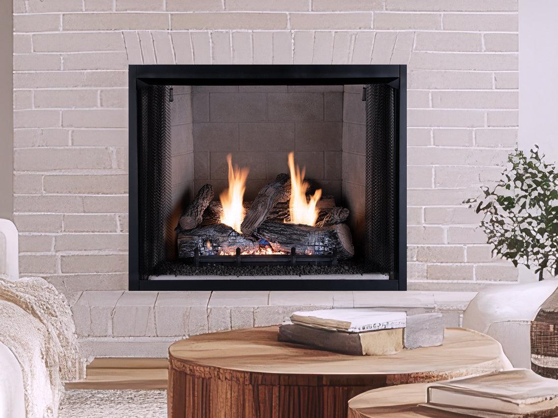 Superior Nature-Flame Series Granite Ridge 18" Concrete Vent-Free Gas Log Set