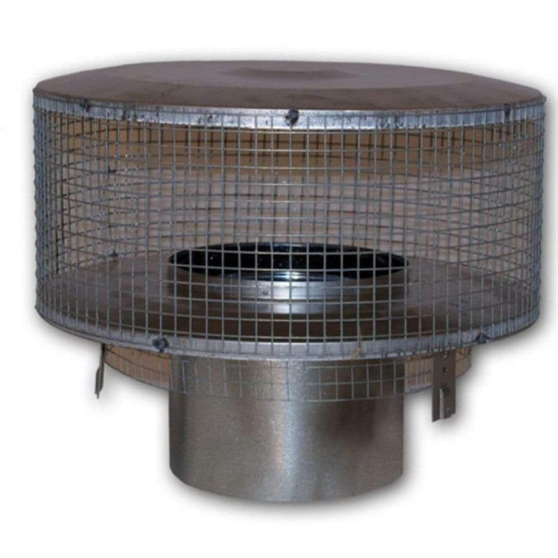 Superior Round Top Termination Cap With Mesh Screen for 8" Wood Burning Chimney