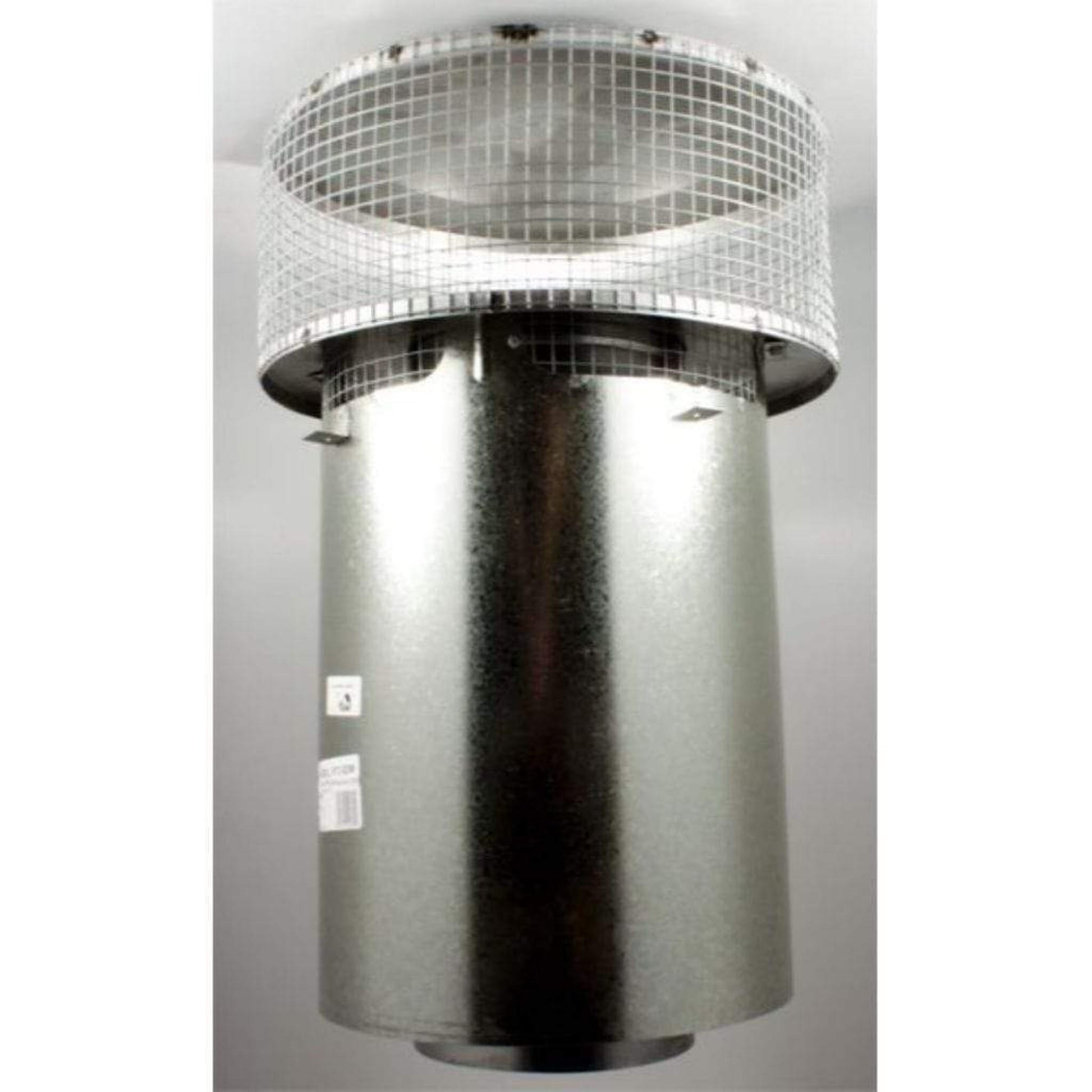 Superior Round Top Termination Kit With Mesh Screen and Slip Section for 8" Hi-Temp Wood Burning Chimney