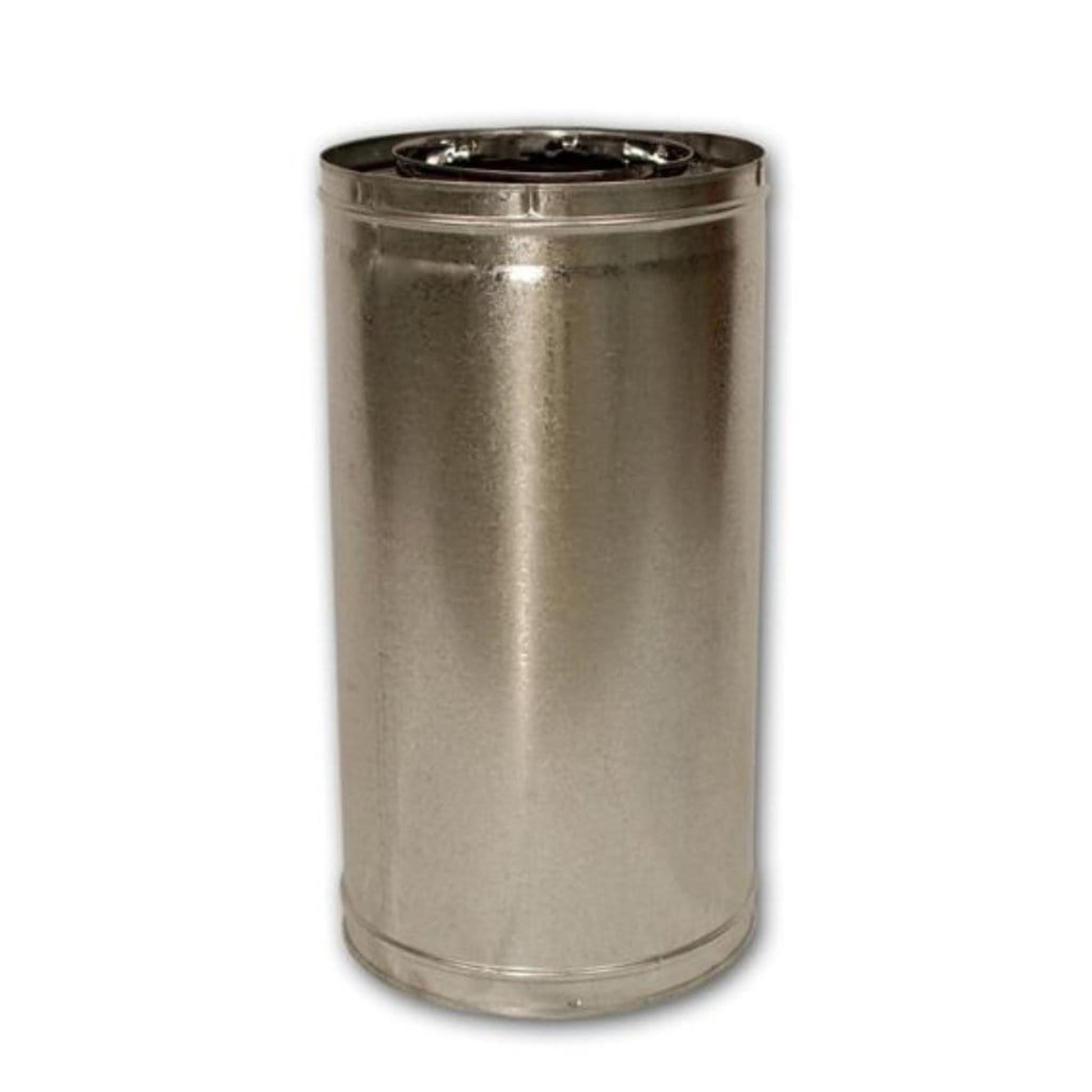 Superior Snap Lock 24" Section Double Wall Pipe for 8" Wood-Burning Chimney