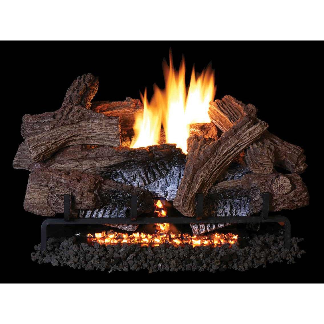 Superior Triple-Flame Wild Timber 18" Ceramic Fiber Vent-Free Gas Log Set