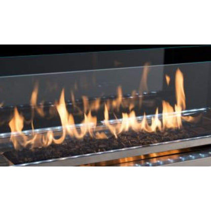 Superior VRE4636 36" Linear Contemporary Outdoor Vent-Free Natural Gas Fireplace With Electronic Ignition