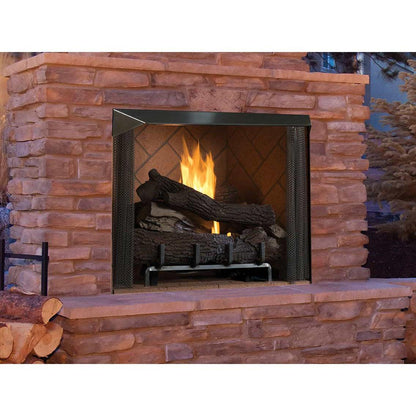 Superior VRE6036 36" Traditional Outdoor Vent-Free Gas Masonry Fireplace