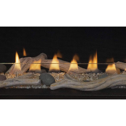 Superior VRL3055 55" Linear Contemporary Vent-Free Natural Gas Fireplace With Electronic Ignition