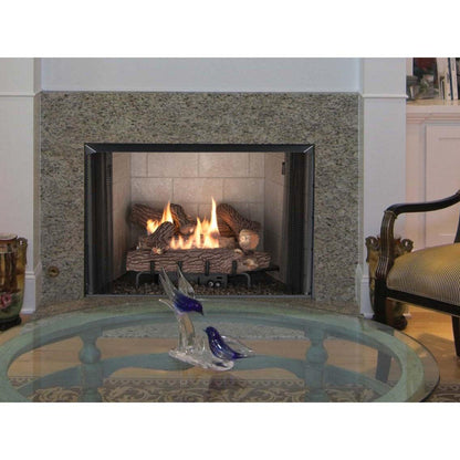 Superior VRT2536 36" Traditional Vent-Free Gas Fireplace With White Stacked Refractory Panels