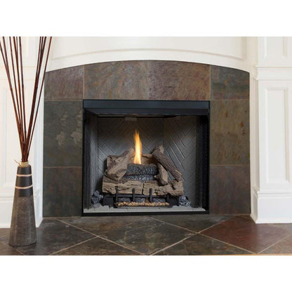 Superior VRT3232 32" Traditional Vent-Free Gas Fireplace With White Stacked Refractory Panels