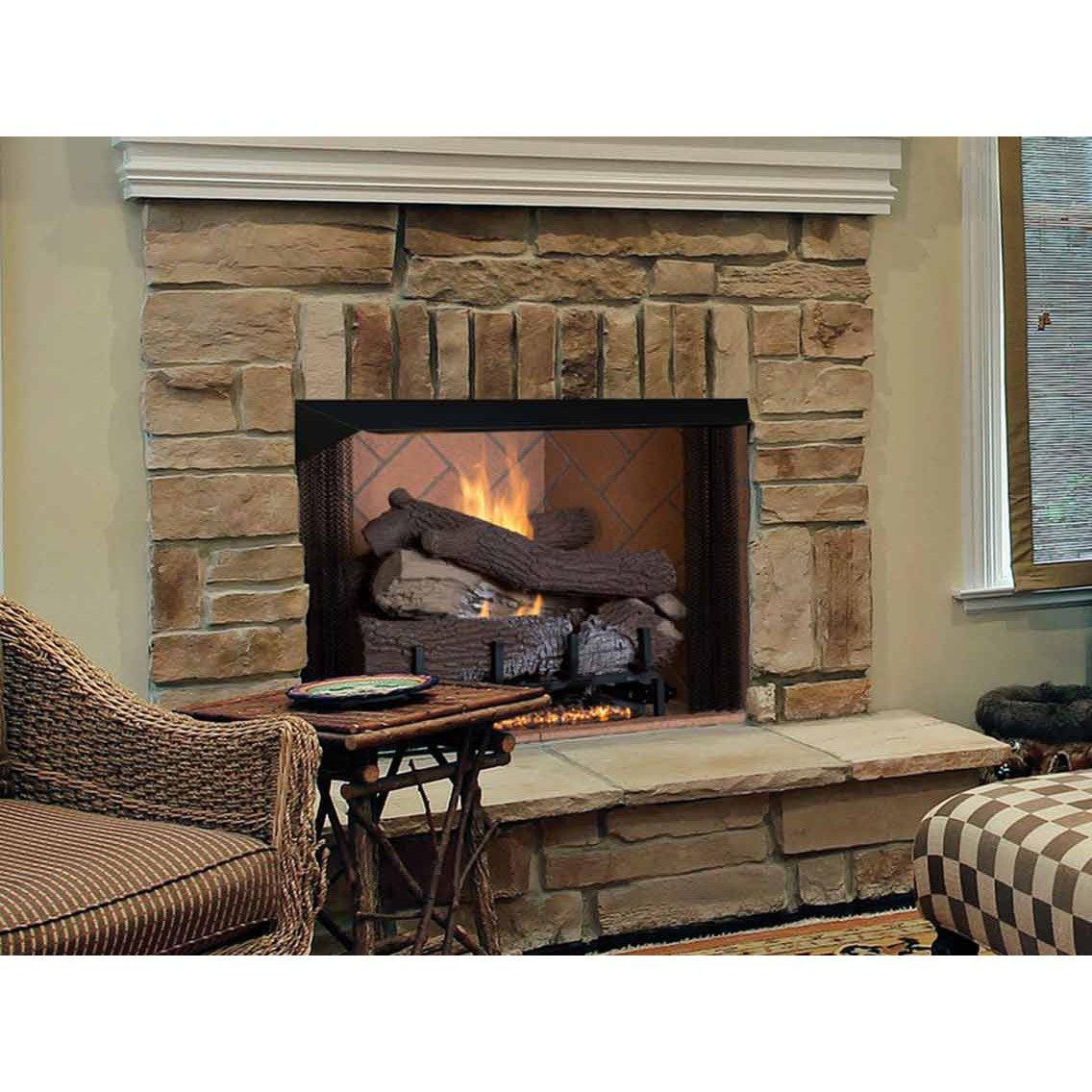 Superior VRT6050 50" Traditional Vent-Free Gas Masonry Fireplace