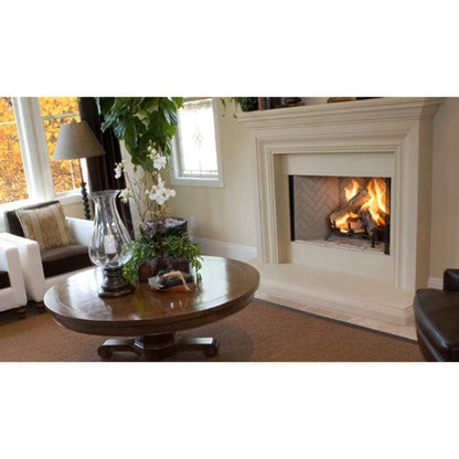Superior WRT3543 43" Traditional Wood Burning Fireplace With Grey Stacked Refractory Panels