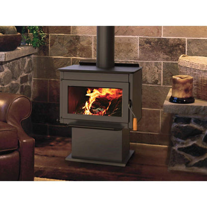 Superior WXS2016 24" High-Efficiency Freestanding Wood Burning Stove With Steel Door