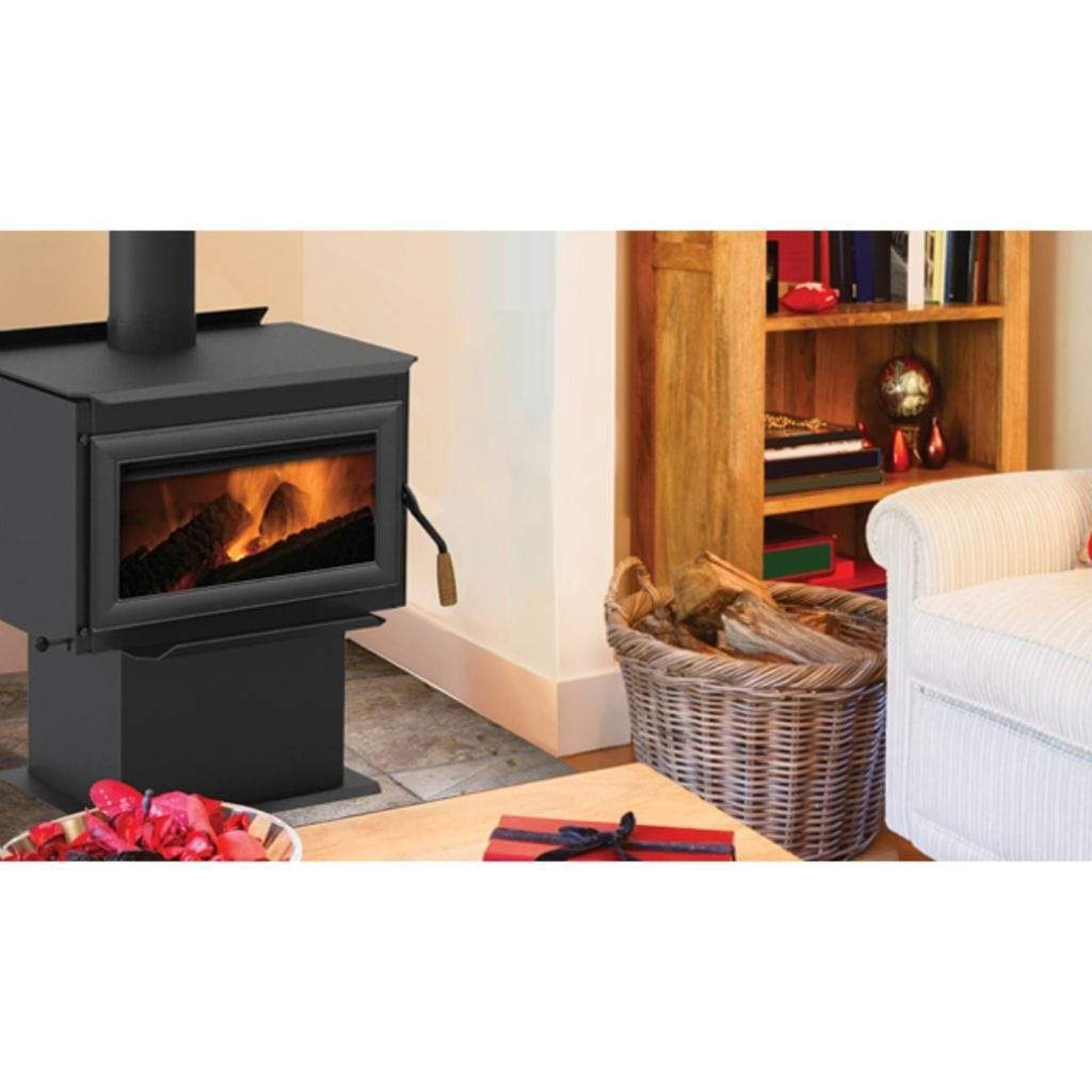 Superior WXS2021 26" High-Efficiency Freestanding Wood Burning Stove With Cast Door