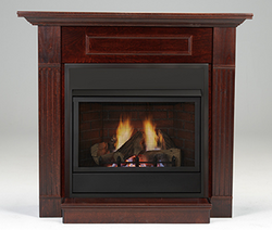 Monessen Symphony 24" Vent Free Traditional Natural Gas Fireplace With IPI Control System