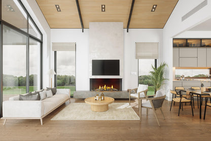 Napoleon Tall Bay Luxuria 50" 3-Sided Linear Direct Vent Natural Gas Fireplace