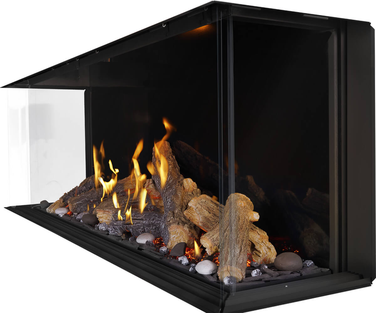 Napoleon Tall Bay Luxuria 50" 3-Sided Linear Direct Vent Natural Gas Fireplace