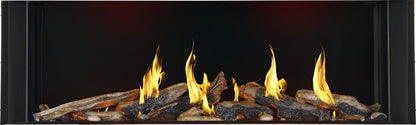 Napoleon Tall Bay Luxuria 62" 3-Sided Linear Direct Vent Natural Gas Fireplace
