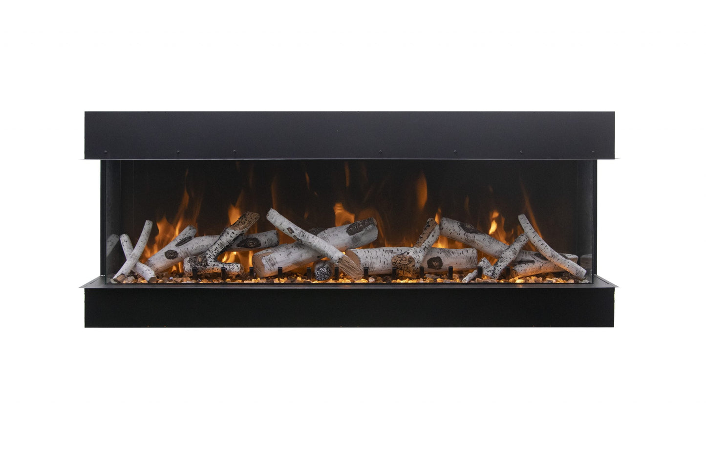 Amantii Tru View XL Deep 72" 3-Sided Indoor / Outdoor Built-in Electric Fireplace