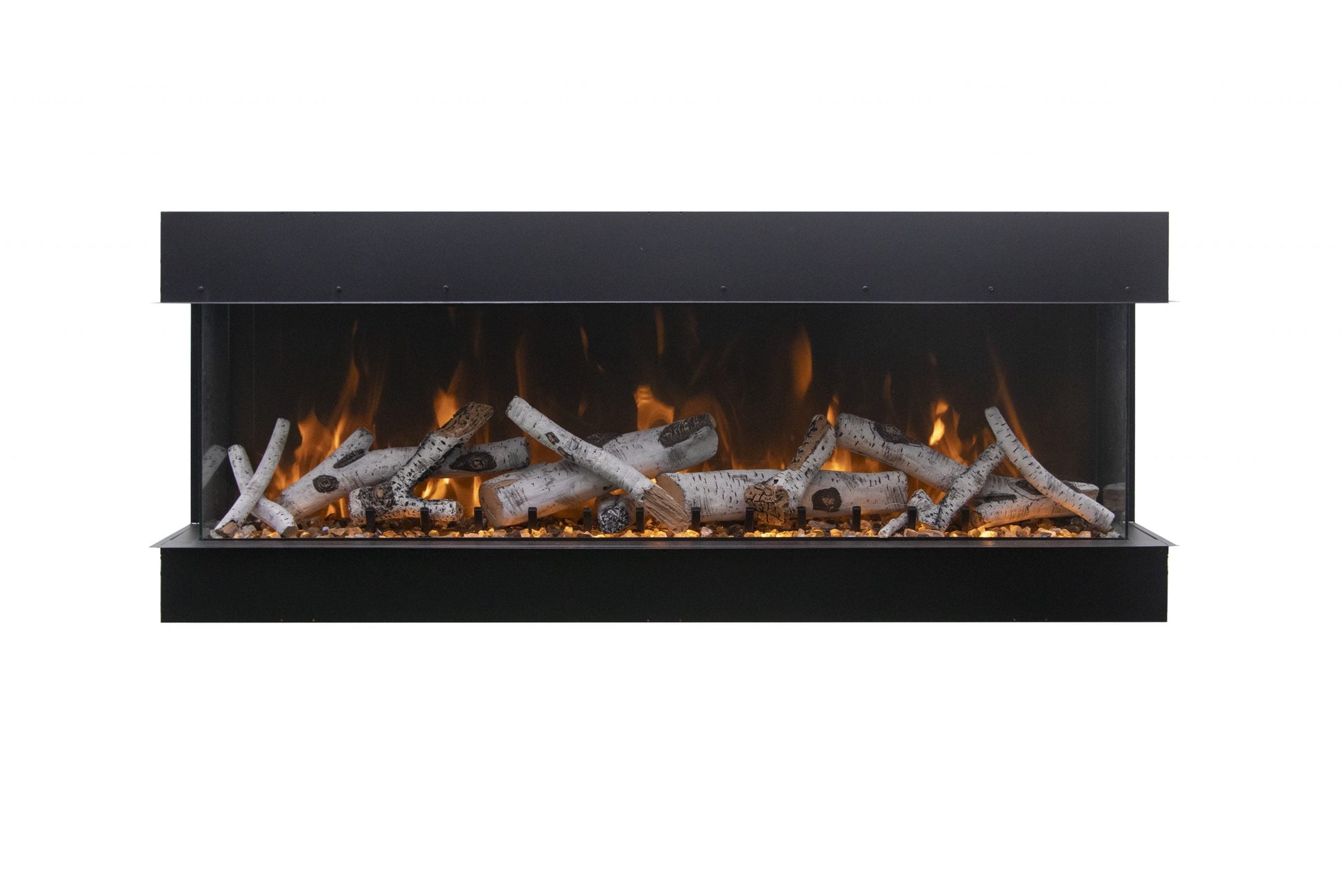 Amantii Tru View XL Deep 72" 3-Sided Indoor / Outdoor Built-in Electric Fireplace