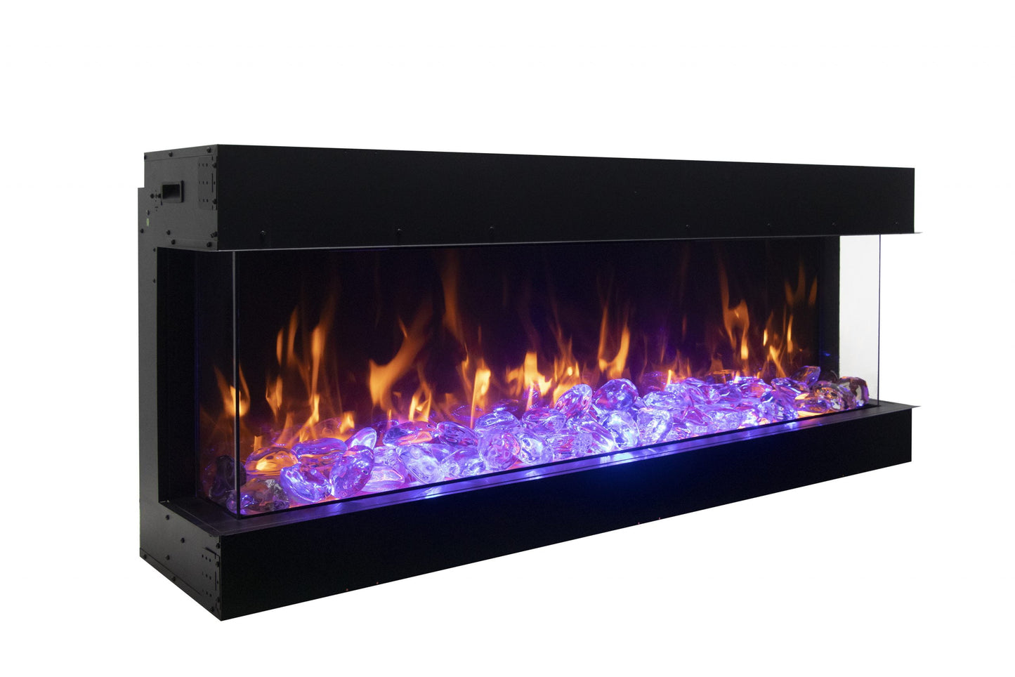 Amantii Tru View XL Deep 72" 3-Sided Indoor / Outdoor Built-in Electric Fireplace