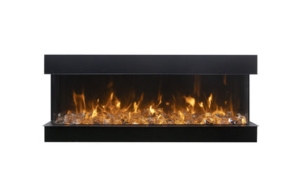 Amantii Tru View XL Deep 72" 3-Sided Indoor / Outdoor Built-in Electric Fireplace