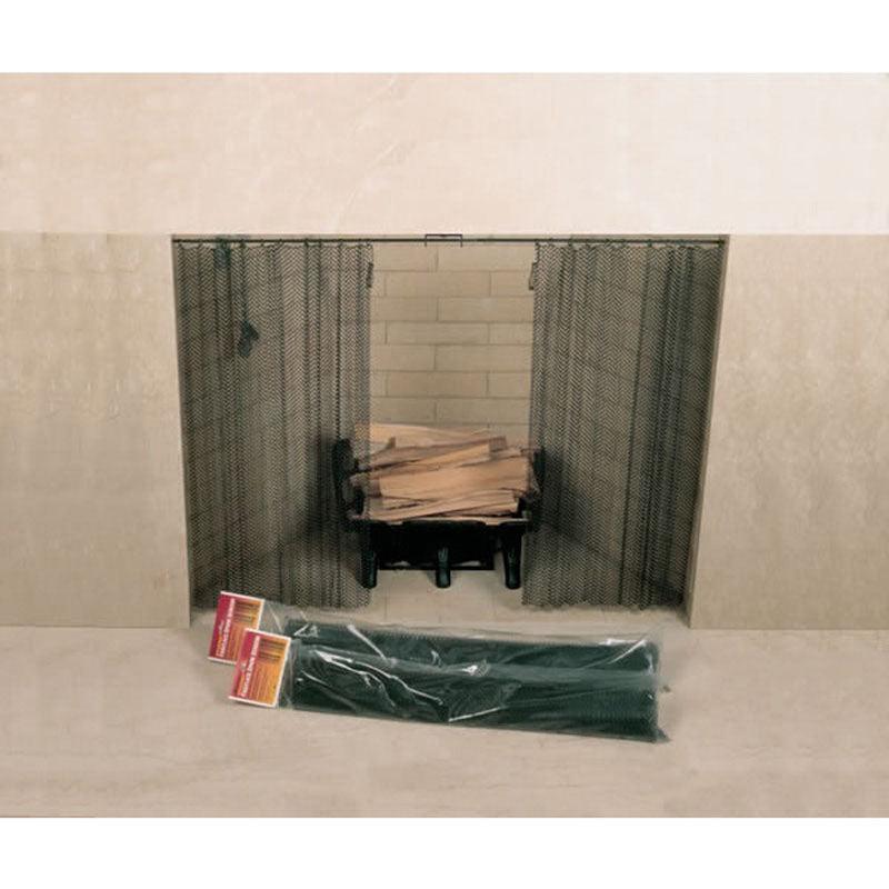 Taizhou Jiurui Woodfield 48" x 28" Hanging Fireplace Spark & Ember Screen