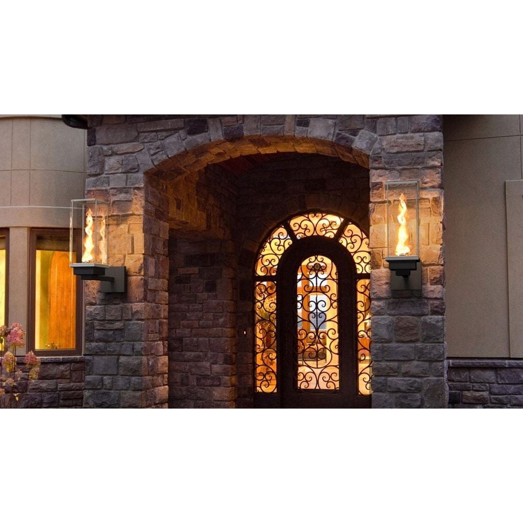 Tempest 20K 18" Black Natural Gas Decorative Outdoor Torch Head With Electronic Ignition